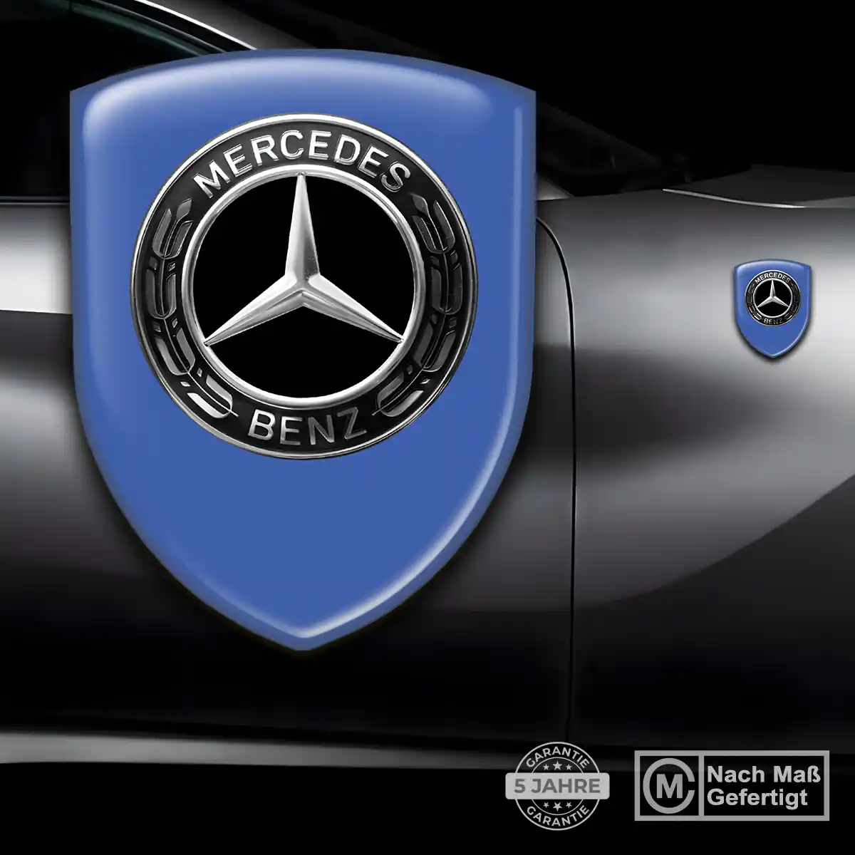 Mercedes 3D Gel Aufkleber Silikon Auto Limitierte Auflage