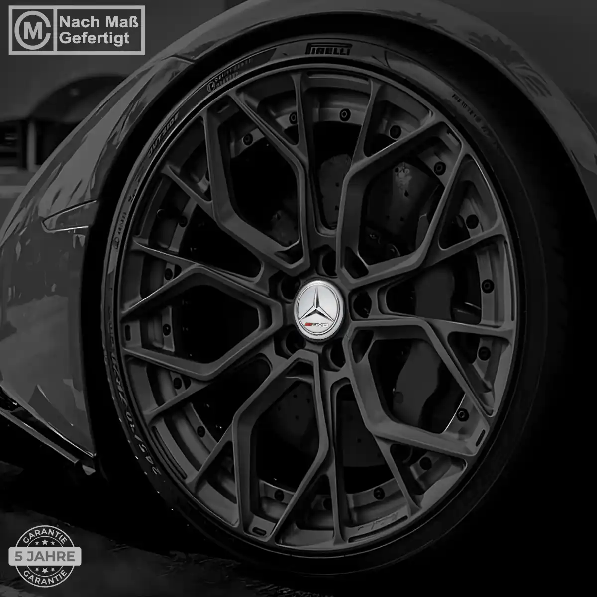 Mercedes AMG Aufkleber 3D Gel Edles Design