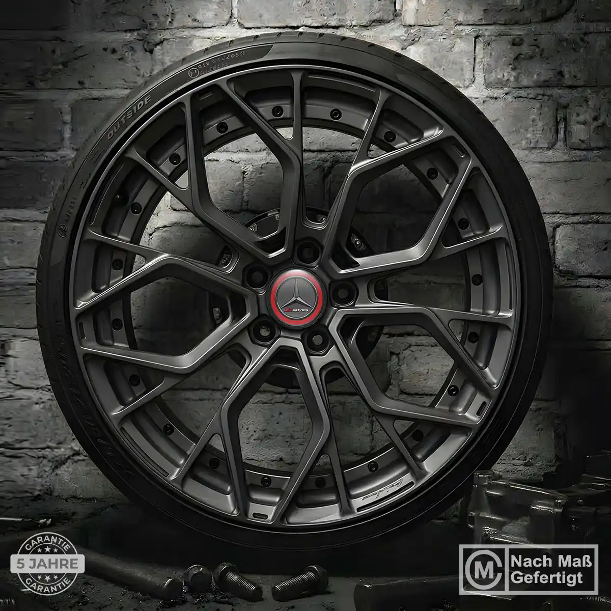 Mercedes AMG Aufkleber Silikon Embleme Interieurdesign