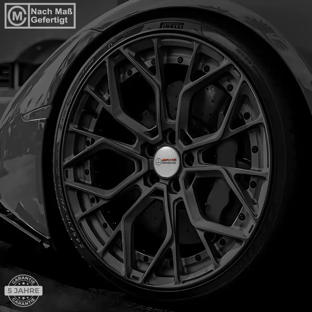 Mercedes AMG Epoxidharz Aufkleber Premiumqualität