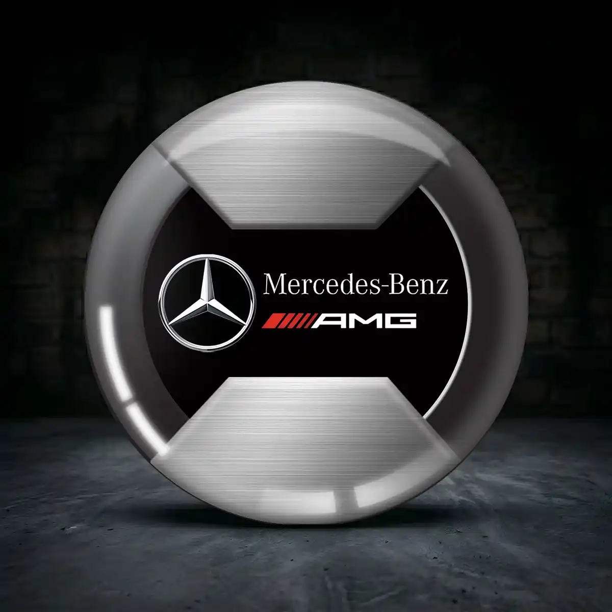 Mercedes AMG Epoxidharz Embleme Hochwertiges Harz