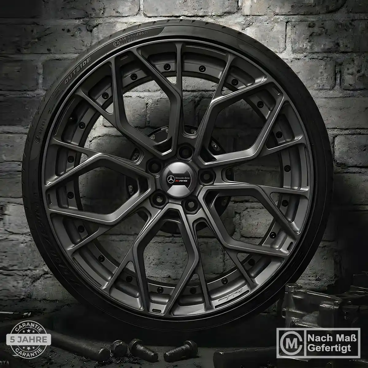 Mercedes AMG Epoxidharz Embleme Hochwertiges Harz