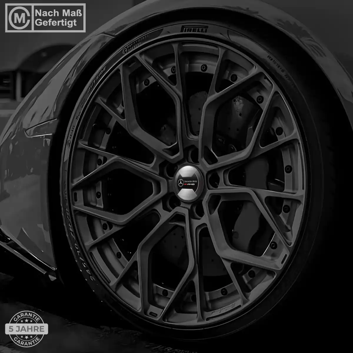 Mercedes AMG Epoxidharz Embleme Hochwertiges Harz