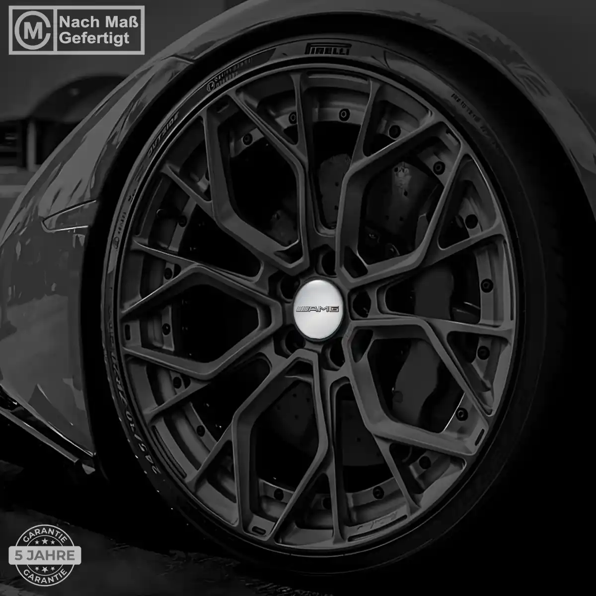 Mercedes AMG Felgen Embleme Aufkleber Luxus-Edition