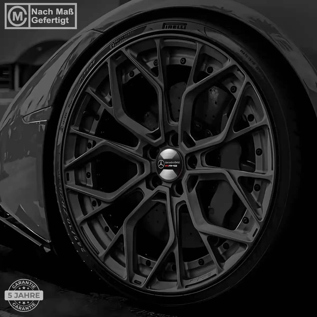 Mercedes AMG Felgenemblem Aufkleber Hochwertiges Harz