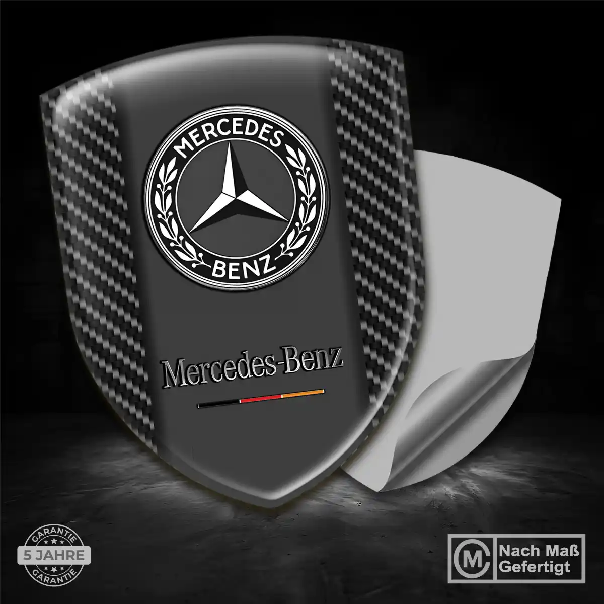 Mercedes Aufkleber 3D Gel Emblem Auto Hohe Qualität