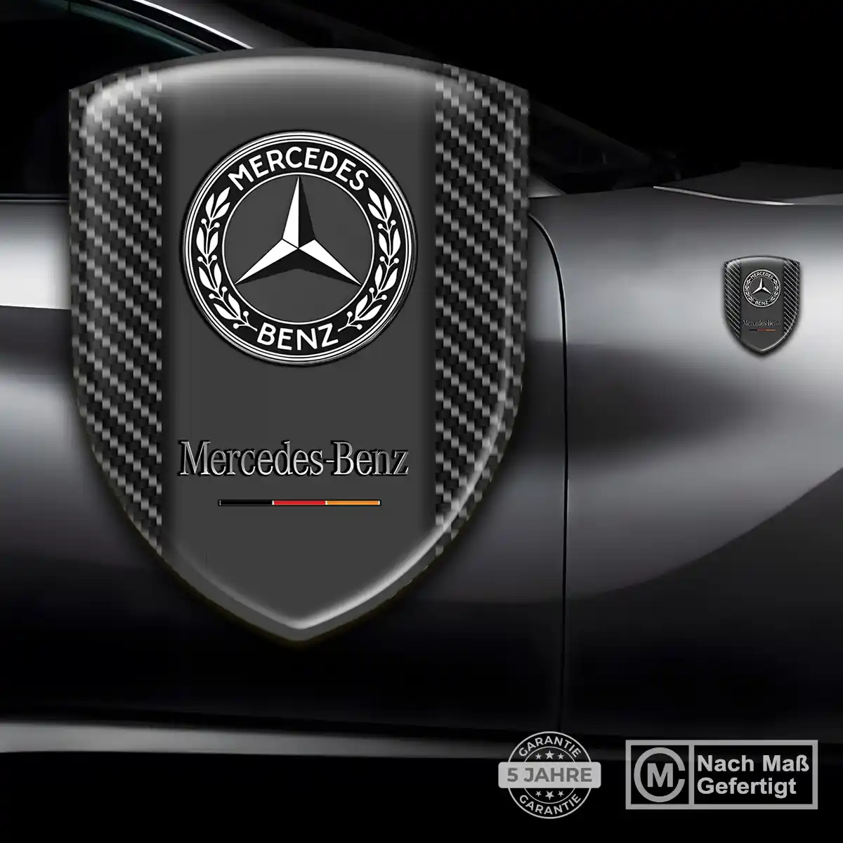 Mercedes Aufkleber 3D Gel Emblem Auto Hohe Qualität