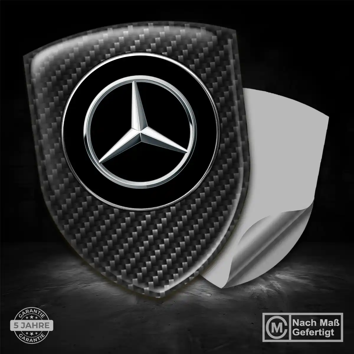 Mercedes Aufkleber 3D Gel Emblem Auto Premium-Edition