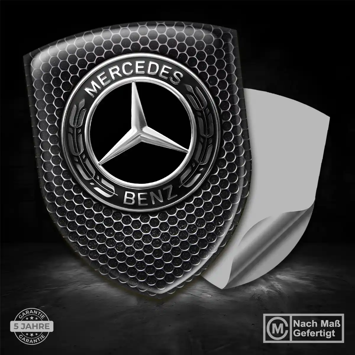 Mercedes Aufkleber 3D Gel Emblem Limitierte Auflage