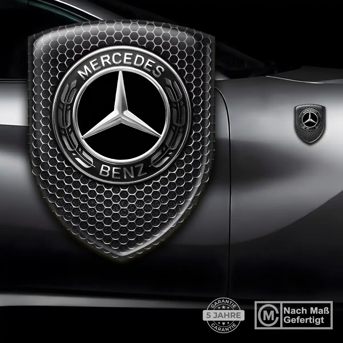 Mercedes Aufkleber 3D Gel Emblem Limitierte Auflage
