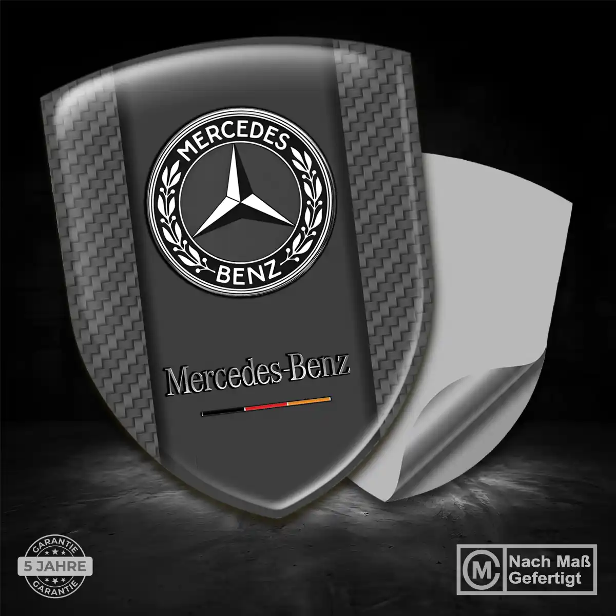 Mercedes Aufkleber 3D Gel Emblem Luxus-Edition