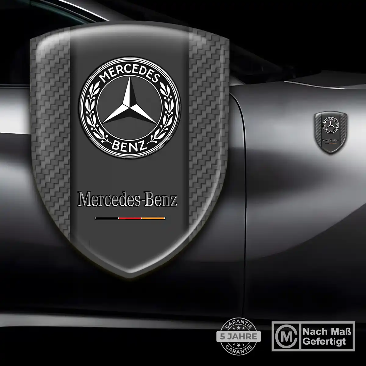 Mercedes Aufkleber 3D Gel Emblem Luxus-Edition