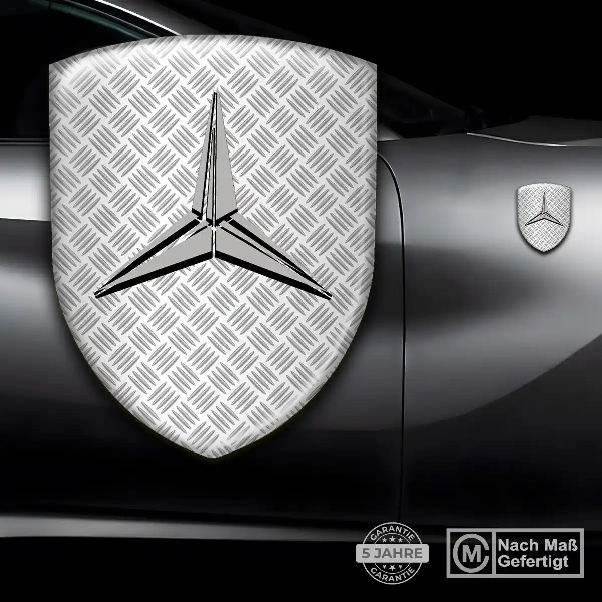 Mercedes Aufkleber 3D Gel Embleme Auto Limitierte Auflage