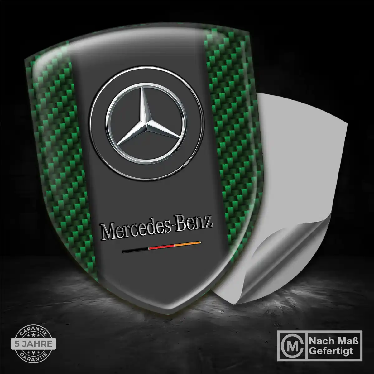 Mercedes Aufkleber 3D Gel Embleme Auto Premium-Edition