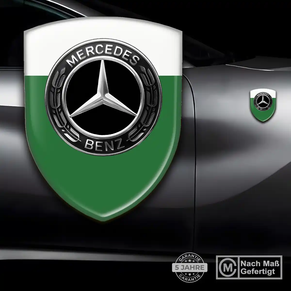 Mercedes Aufkleber 3D Gel Embleme Auto Premiumqualität