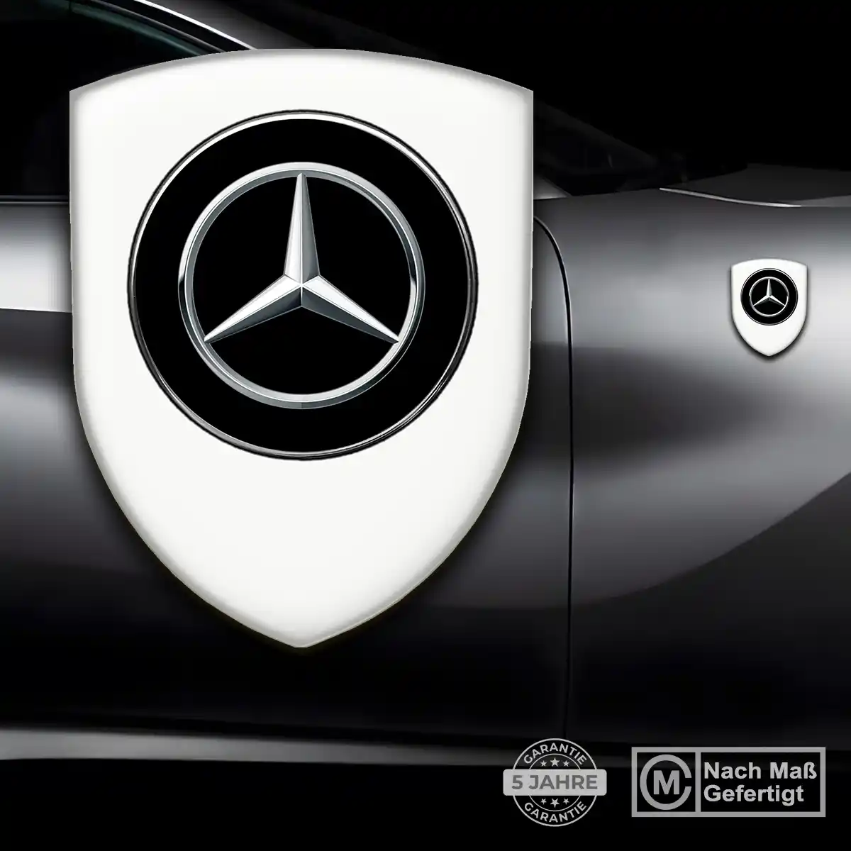 Mercedes Aufkleber 3D Gel Embleme Hohe Qualität
