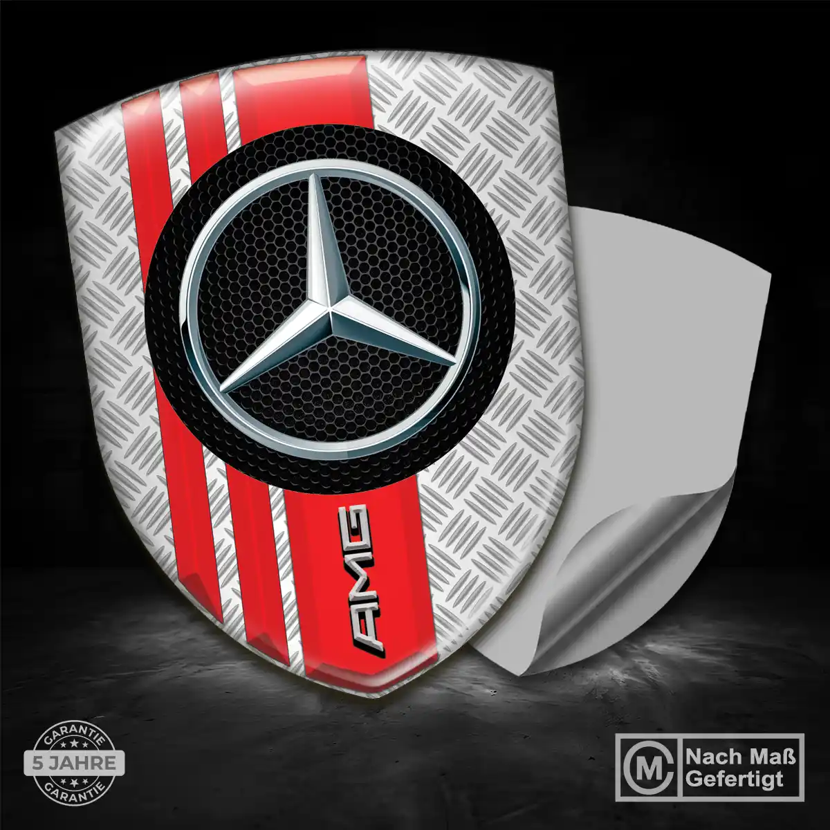 Mercedes Aufkleber 3D Gel Embleme Limitierte Auflage
