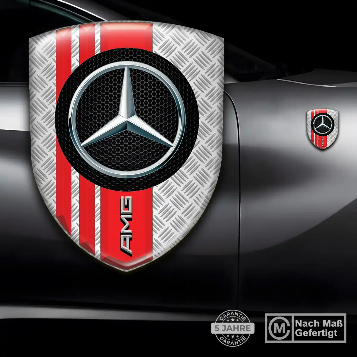 Mercedes Aufkleber 3D Gel Embleme Limitierte Auflage