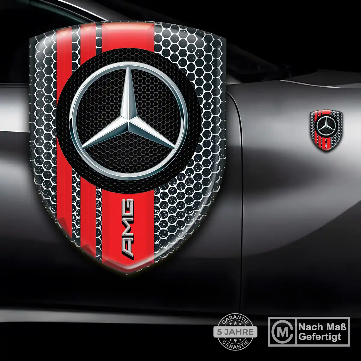Mercedes Aufkleber 3D Gel Embleme Luxus-Edition
