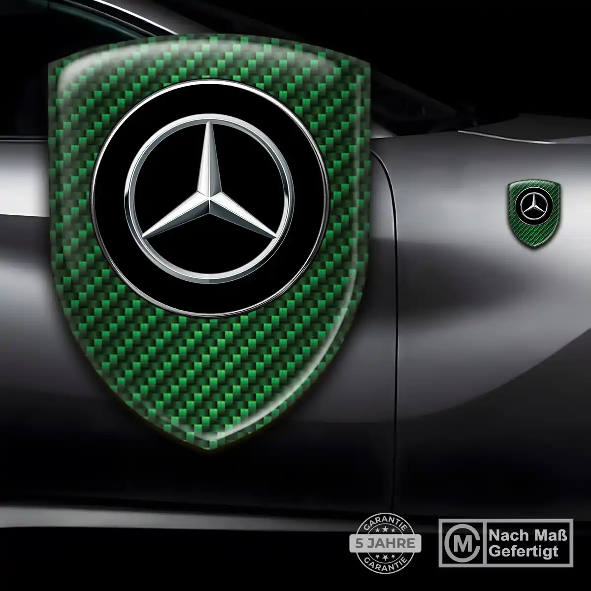 Mercedes Aufkleber 3D Gel Silikon Auto Premiumqualität