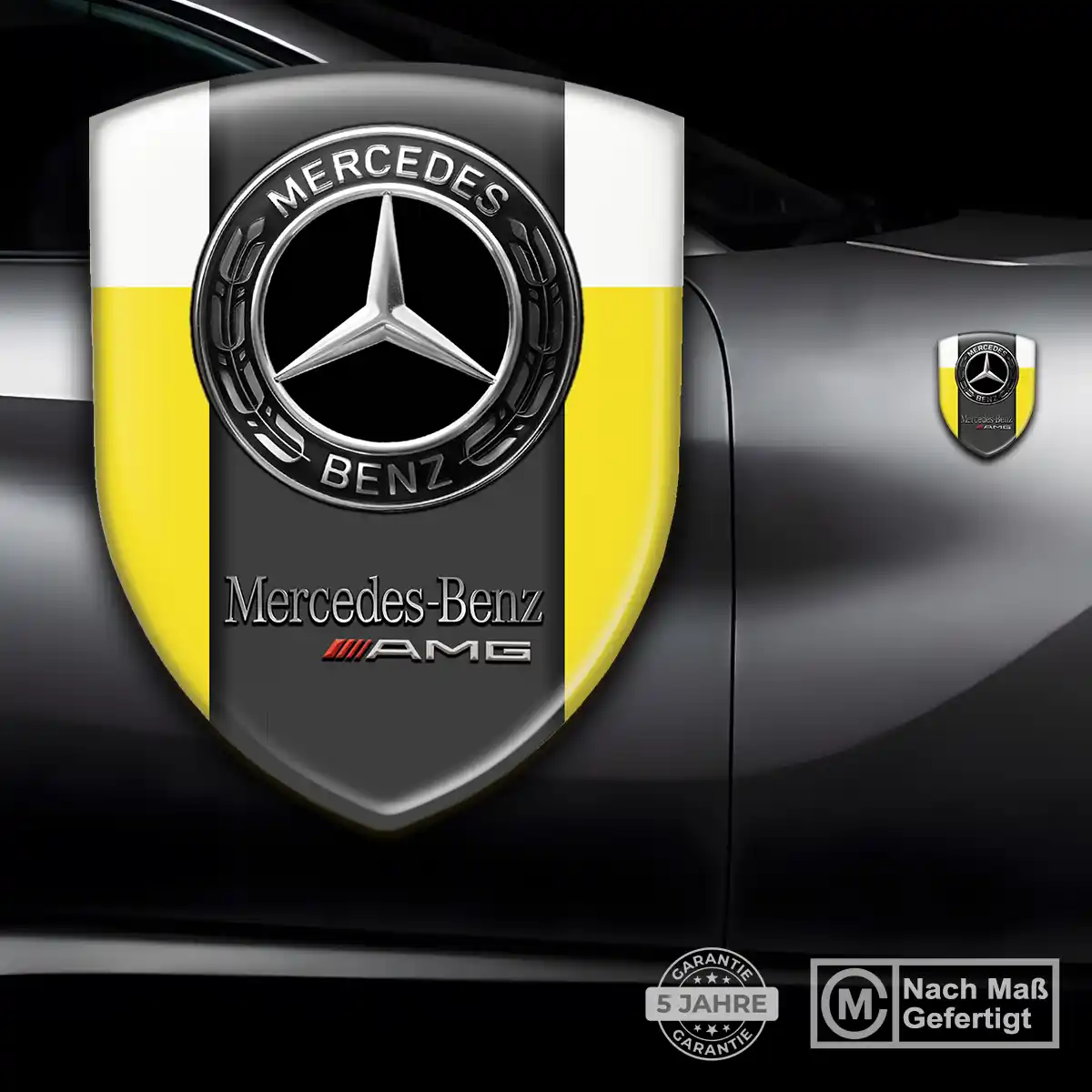 Mercedes Aufkleber Emblem Hohe Qualität