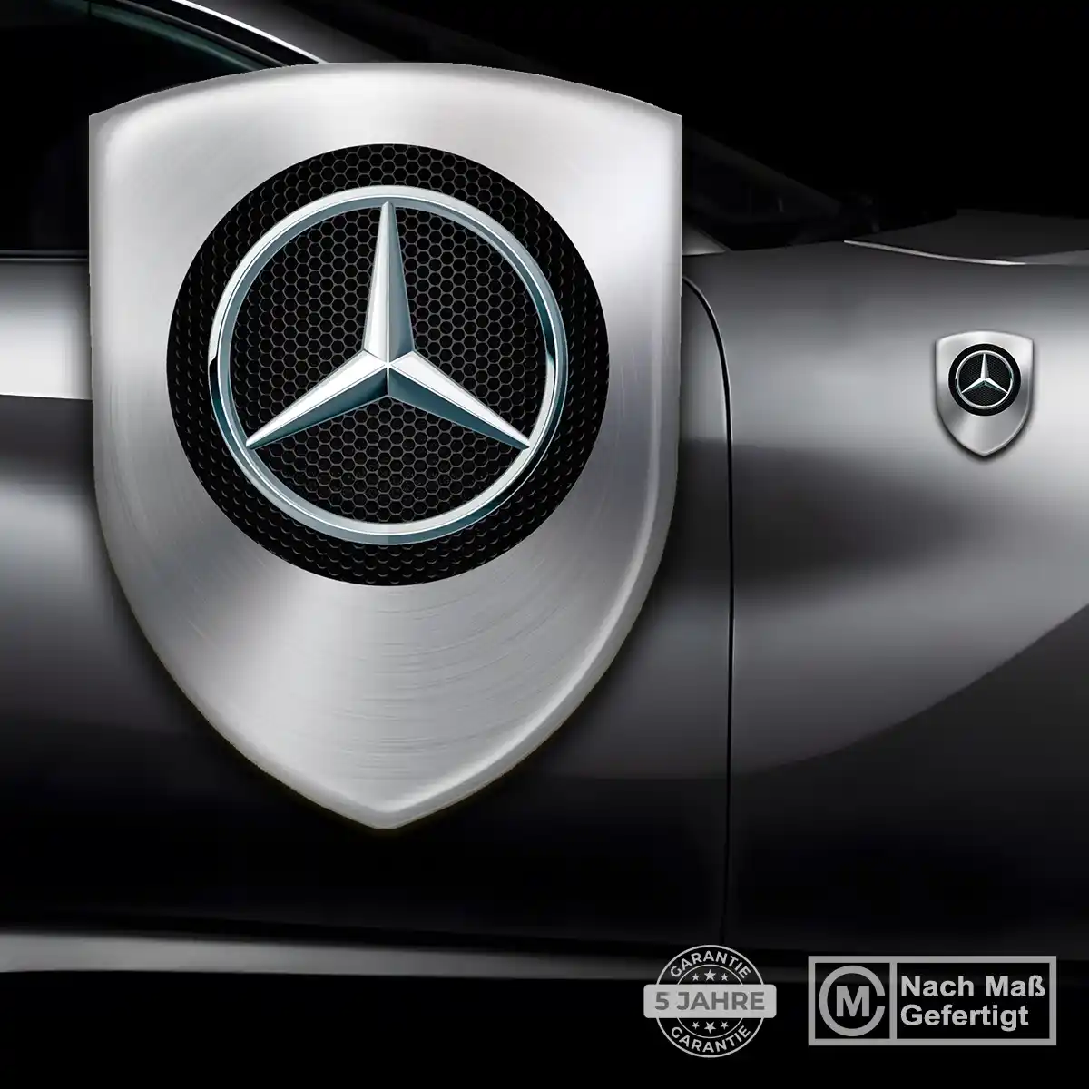 Mercedes Aufkleber Emblem Luxus-Edition
