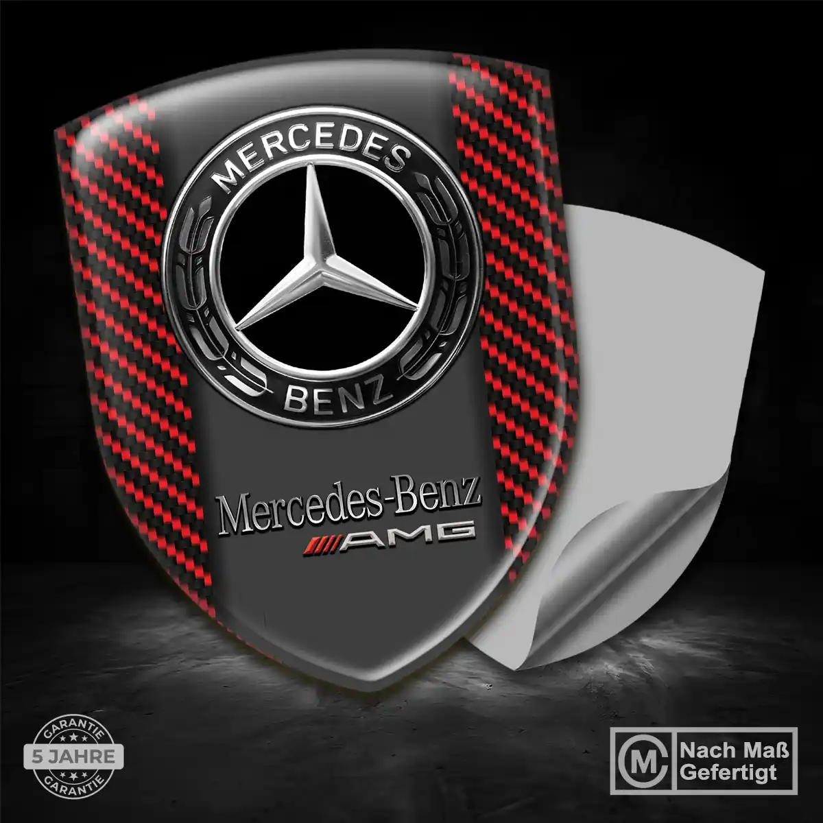 Mercedes Aufkleber Emblem Premium-Edition