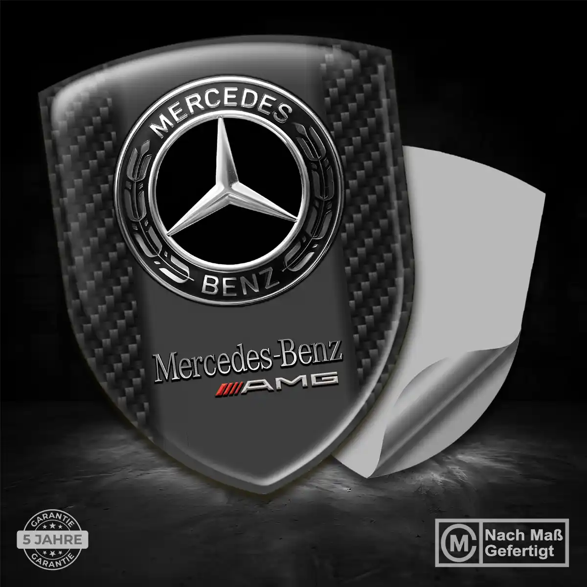 Mercedes Aufkleber Emblem Premiumqualität