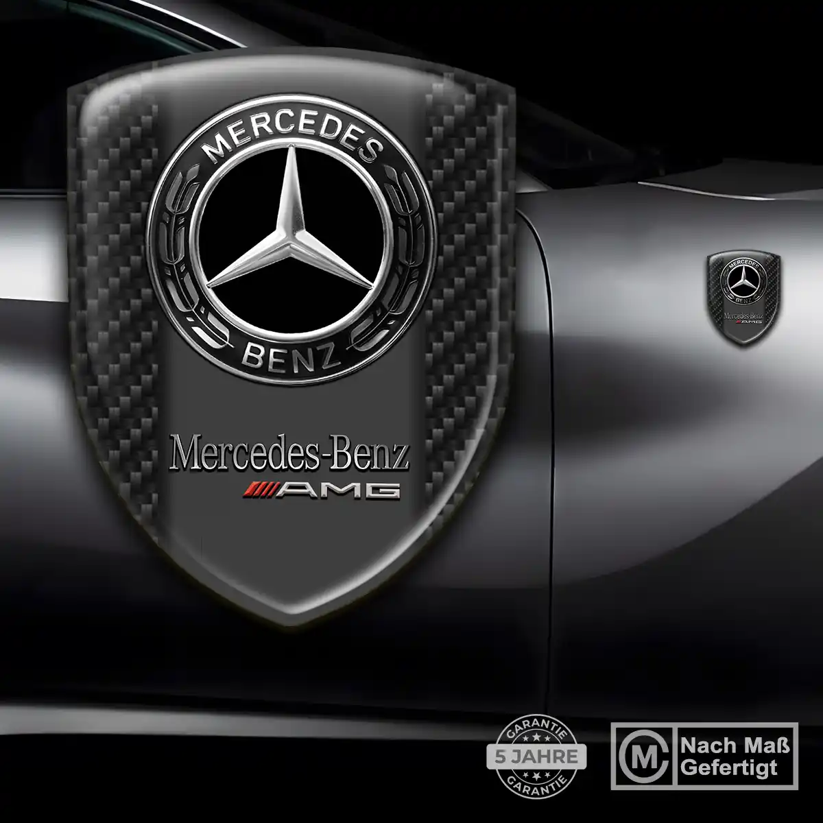 Mercedes Aufkleber Emblem Premiumqualität