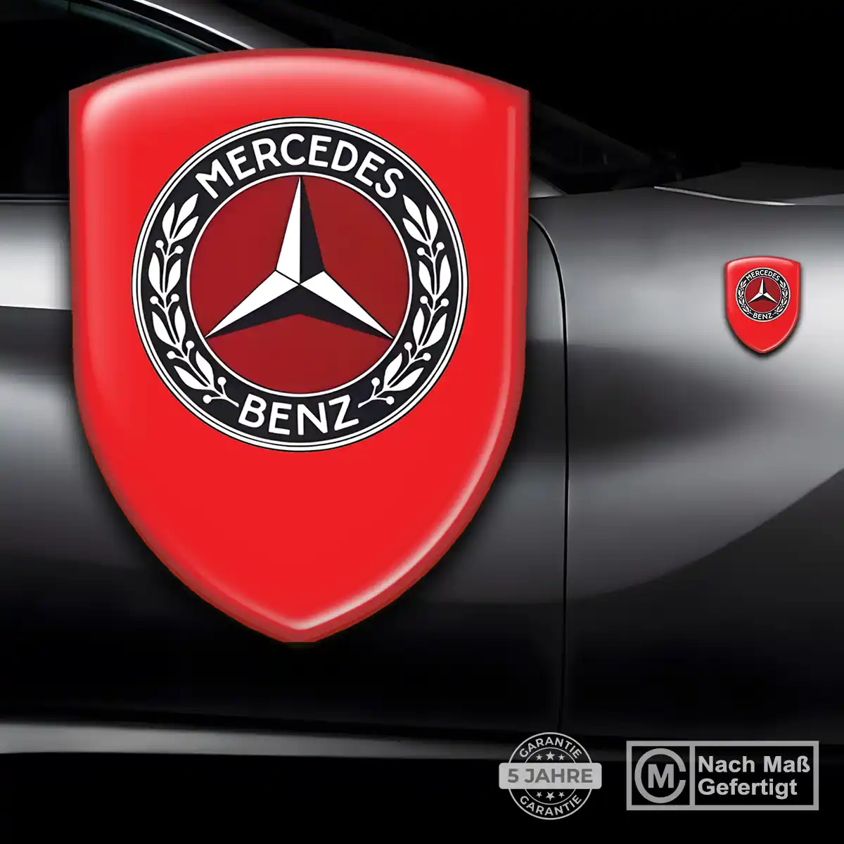 Mercedes Aufkleber Emblem Wappen Auto Limitierte Auflage