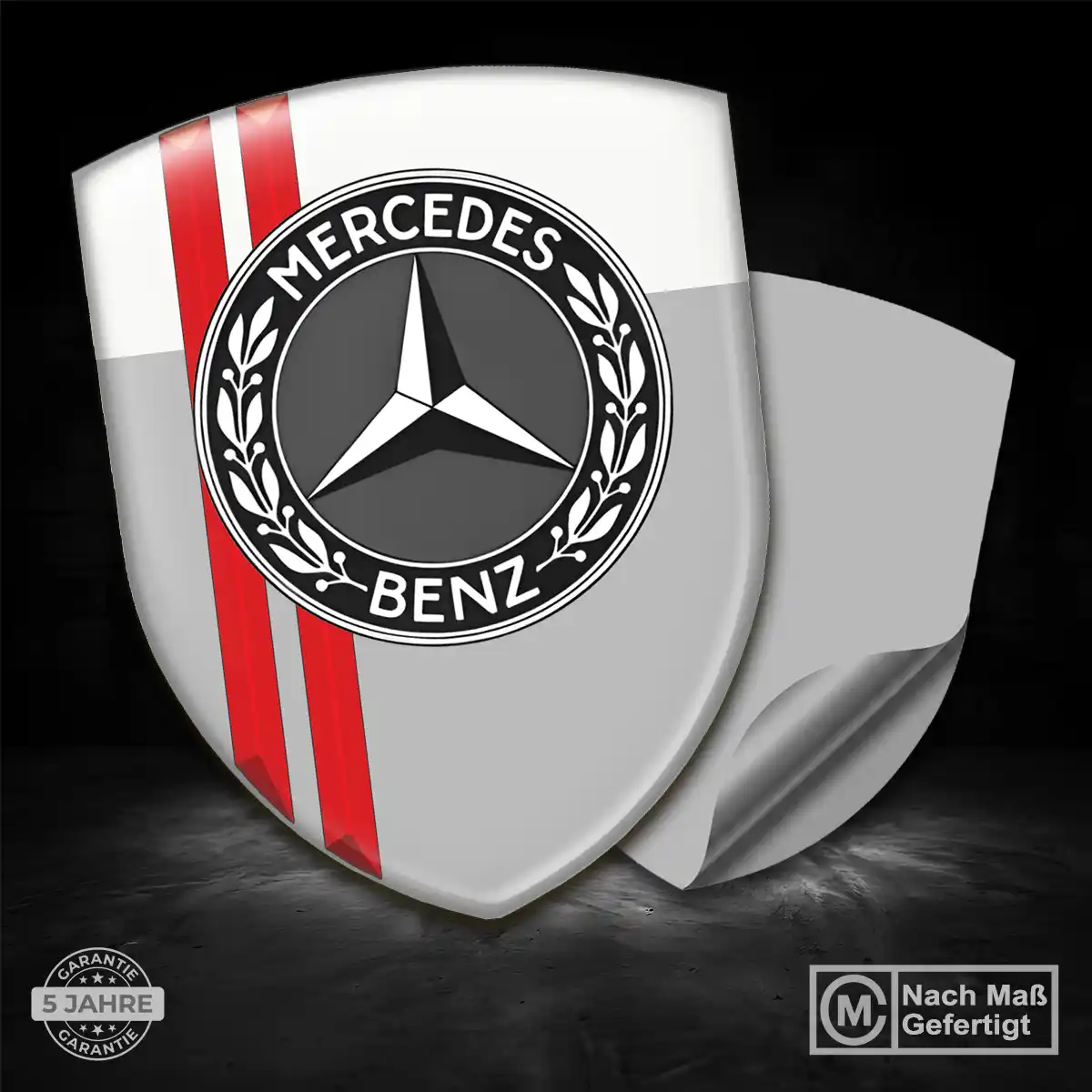 Mercedes Aufkleber Emblem Wappen Auto Premiumqualität