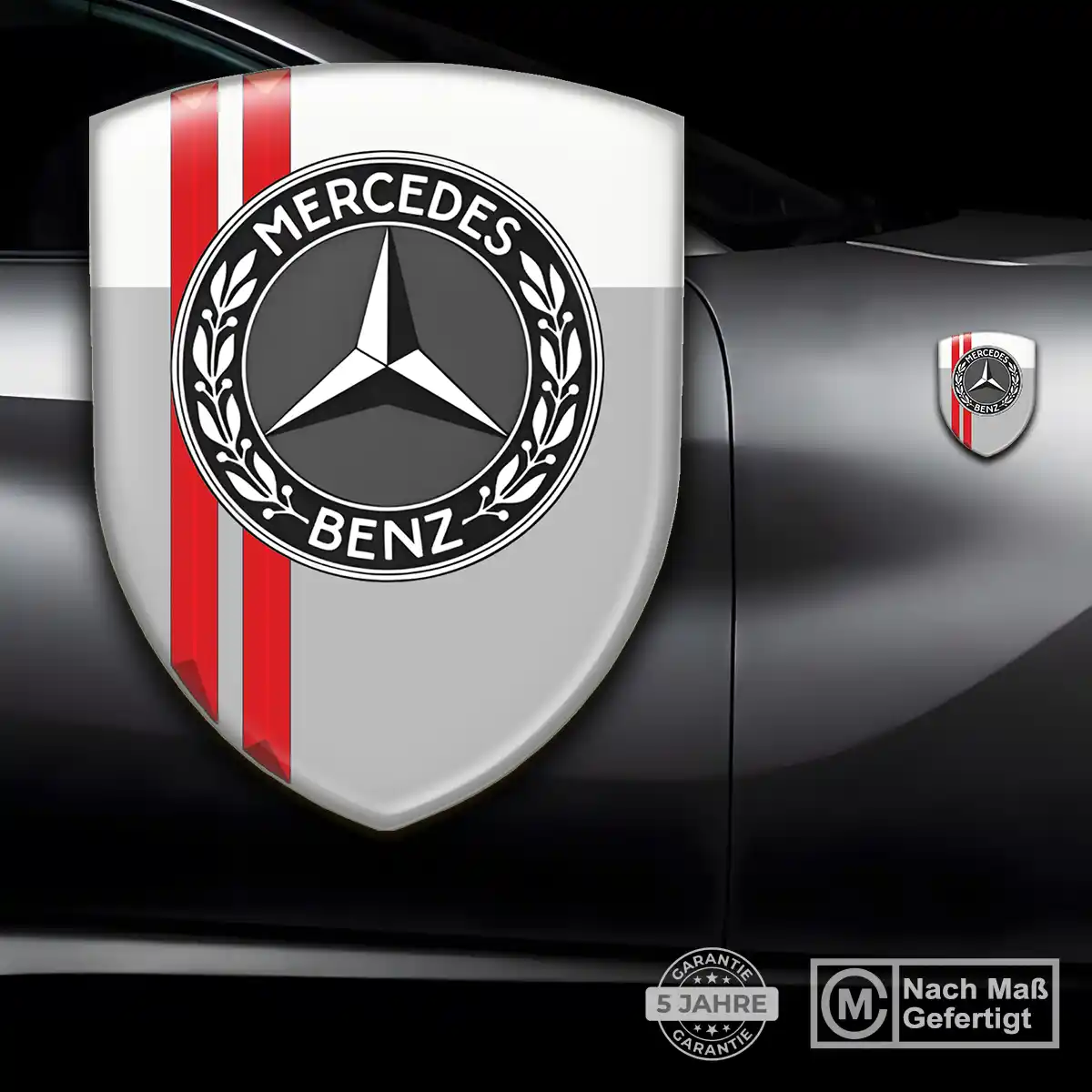 Mercedes Aufkleber Emblem Wappen Auto Premiumqualität