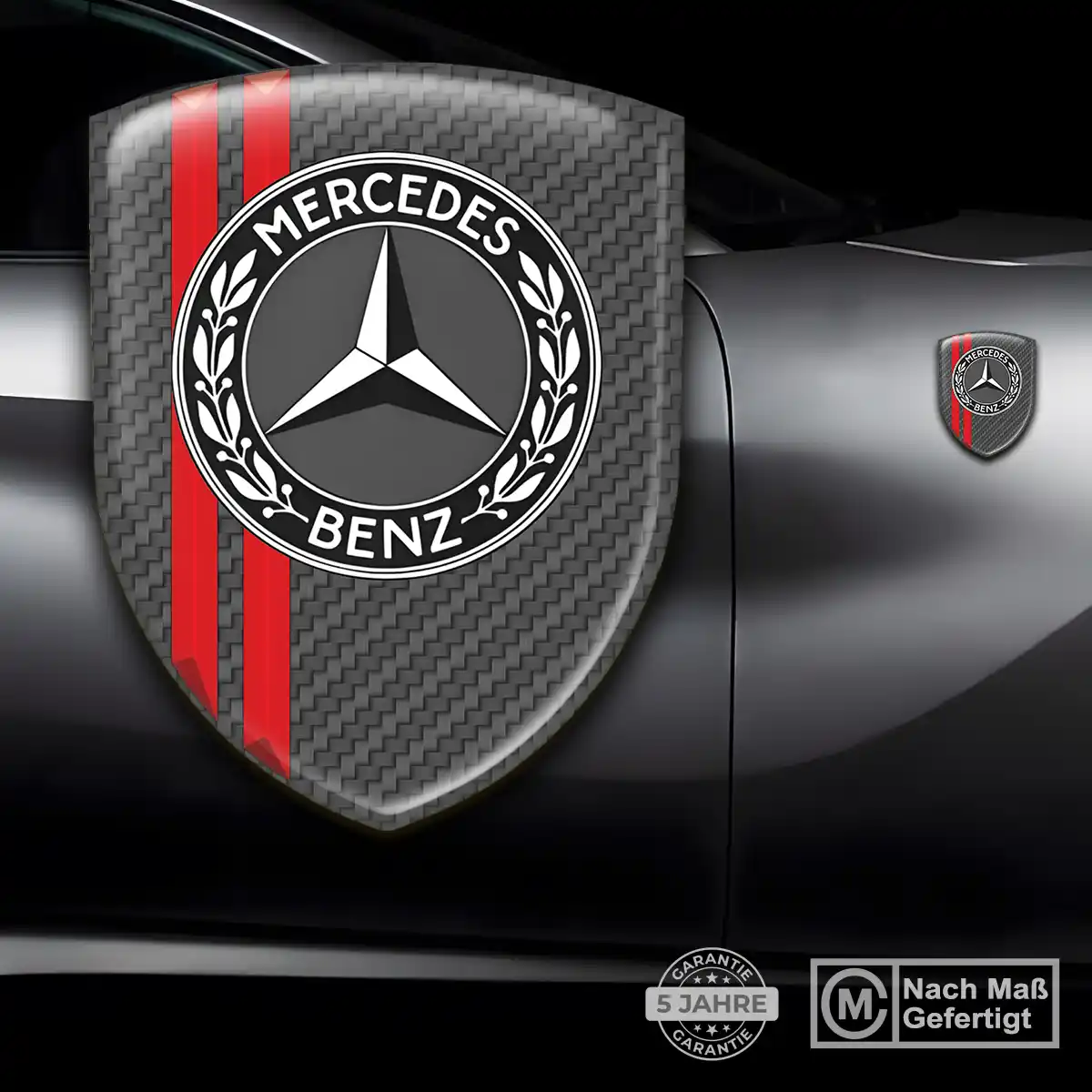 Mercedes Aufkleber Emblem Wappen Hohe Qualität