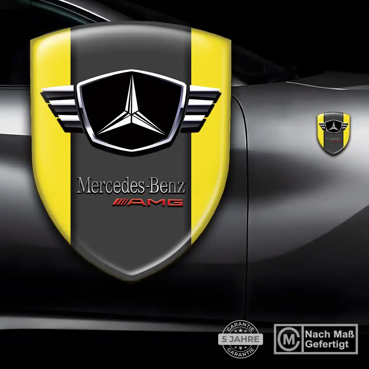 Mercedes Aufkleber Emblem Wappen Limitierte Auflage