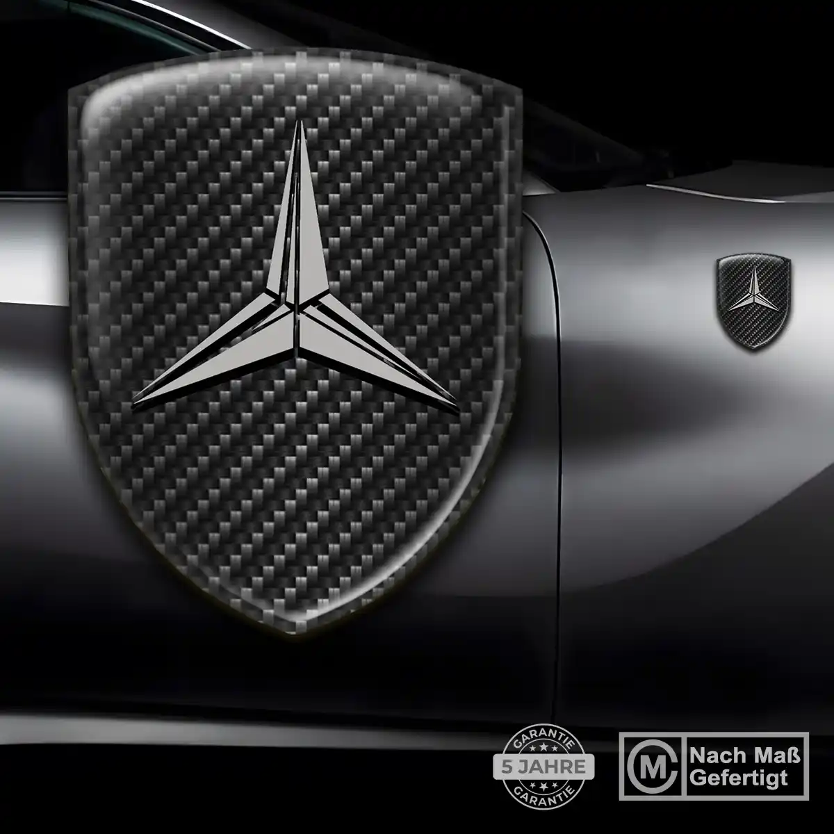 Mercedes Aufkleber Embleme Silikon Auto Premiumqualität