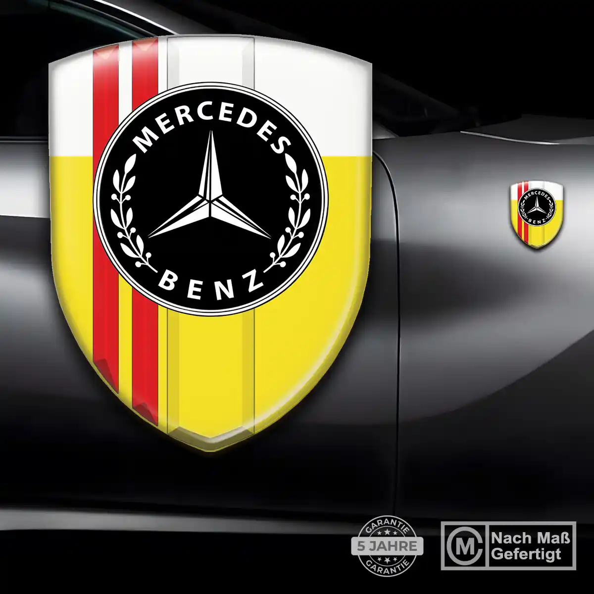 Mercedes Aufkleber Embleme Silikon Auto Stilvolles Design