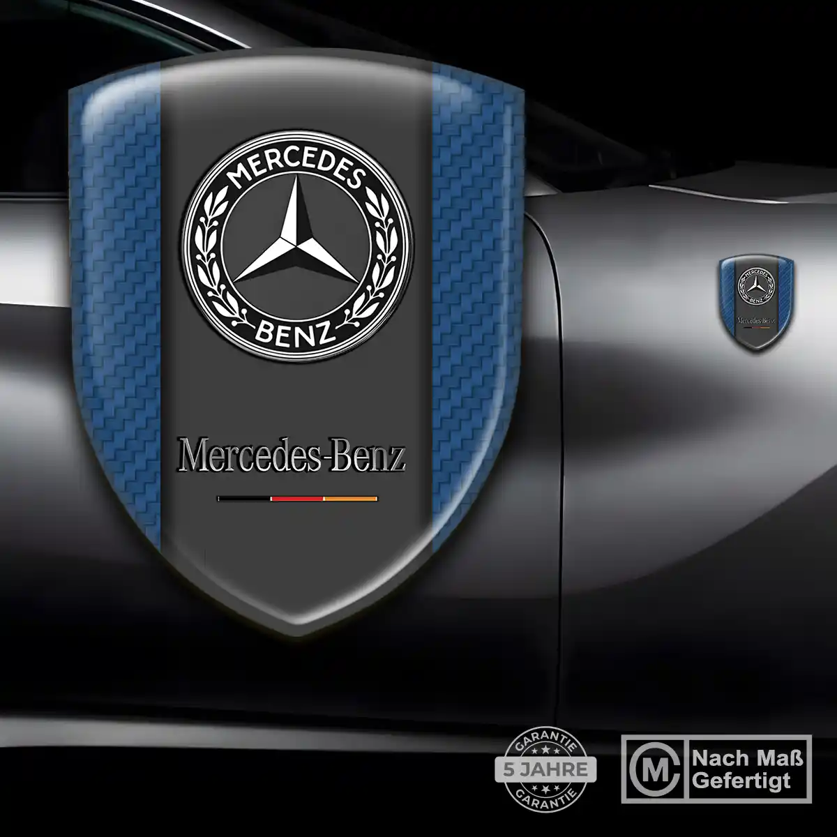Mercedes Aufkleber Embleme Silikon Limitierte Auflage