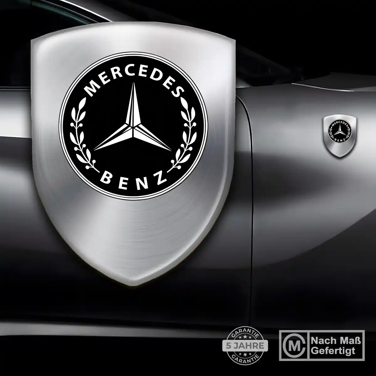 Mercedes Aufkleber Embleme Silikon Premiumqualität