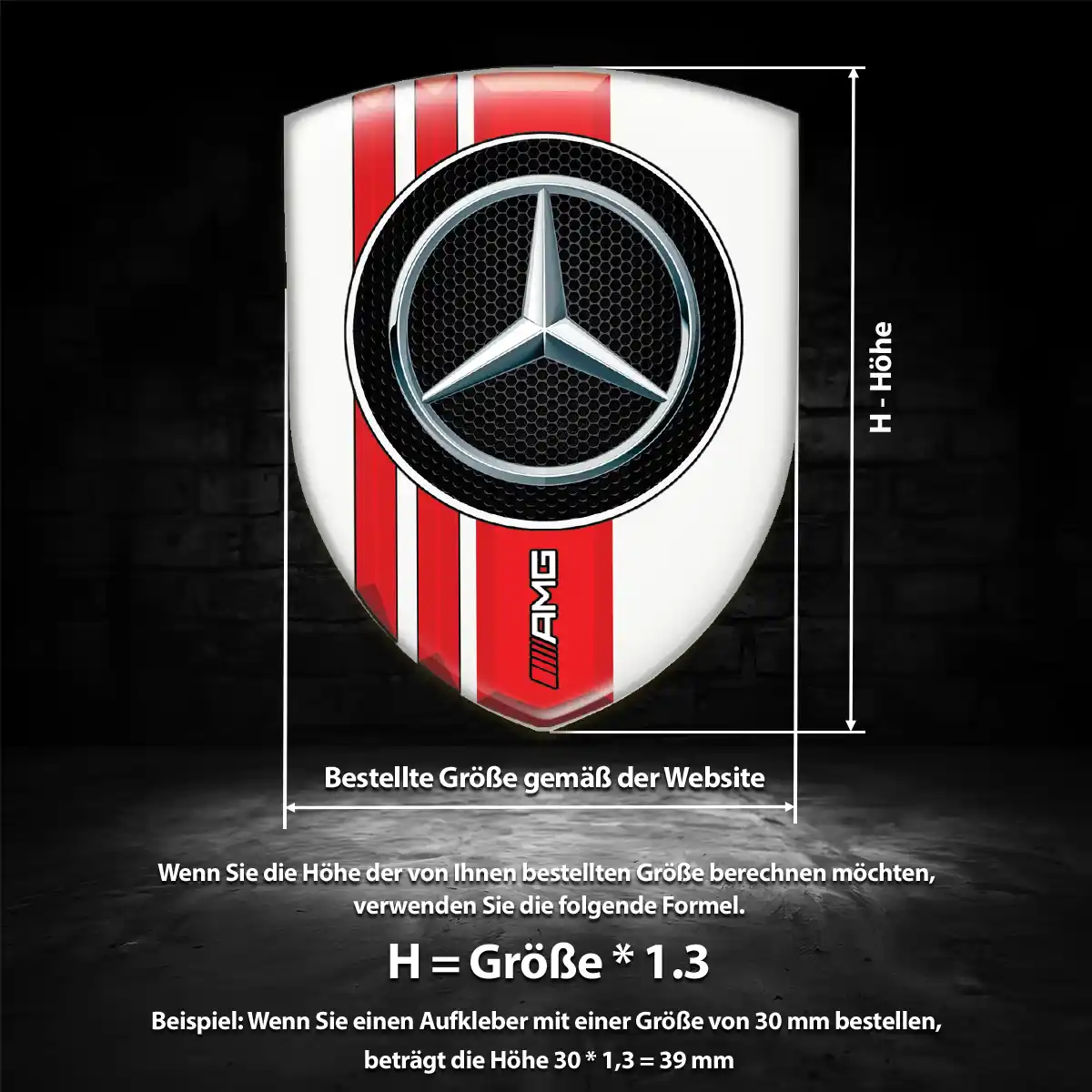 Mercedes Aufkleber Embleme Silikon Stilvolles Design