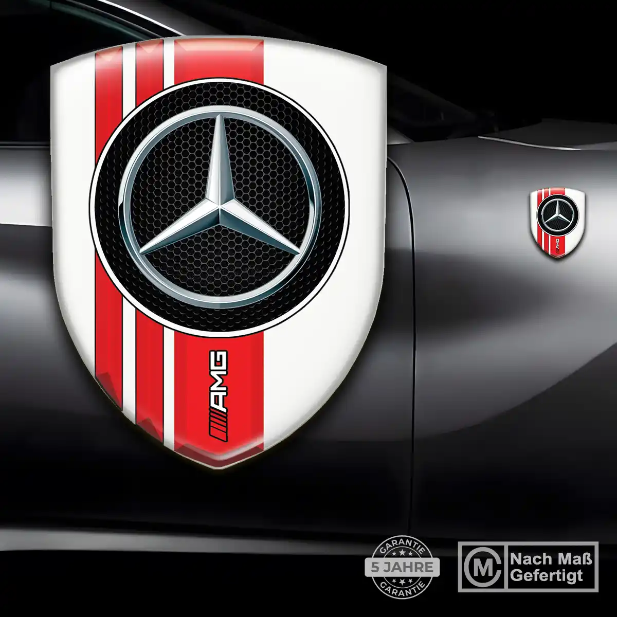 Mercedes Aufkleber Embleme Silikon Stilvolles Design