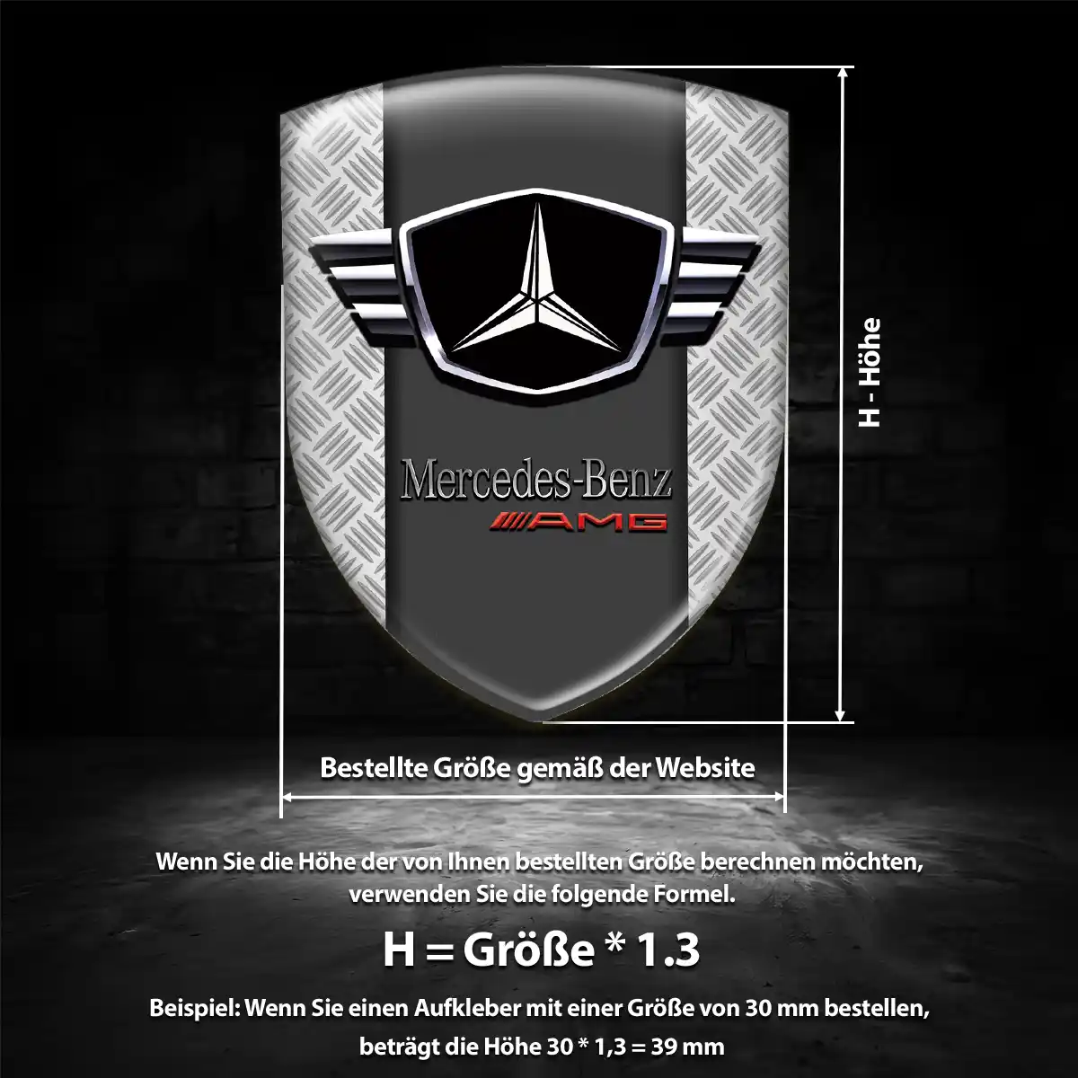 Mercedes Aufkleber Premium-Edition