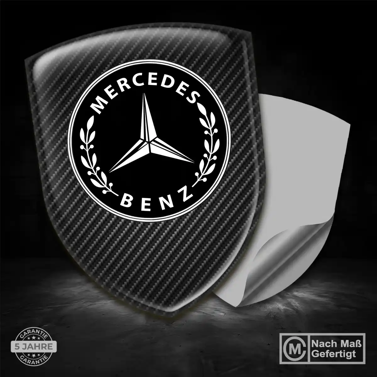 Mercedes Aufkleber Silikon Embleme Auto Hohe Qualität