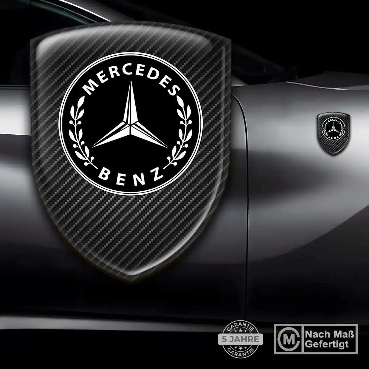 Mercedes Aufkleber Silikon Embleme Auto Hohe Qualität