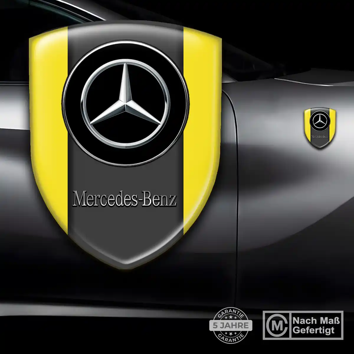 Mercedes Aufkleber Silikon Embleme Auto Limitierte Auflage