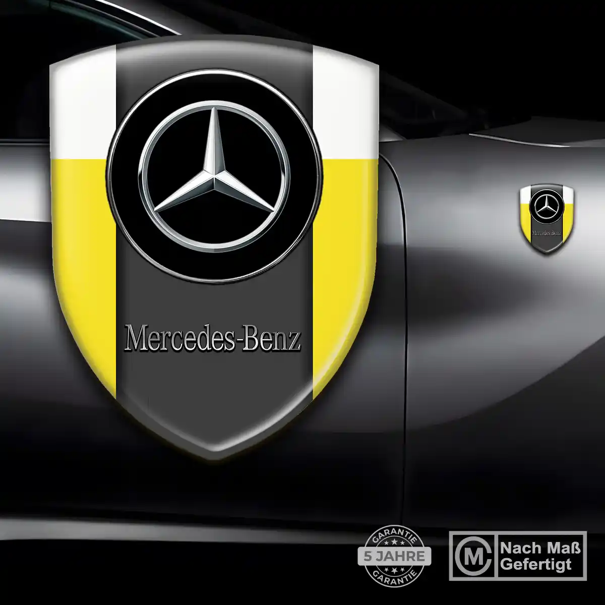 Mercedes Aufkleber Silikon Embleme Auto Premiumqualität