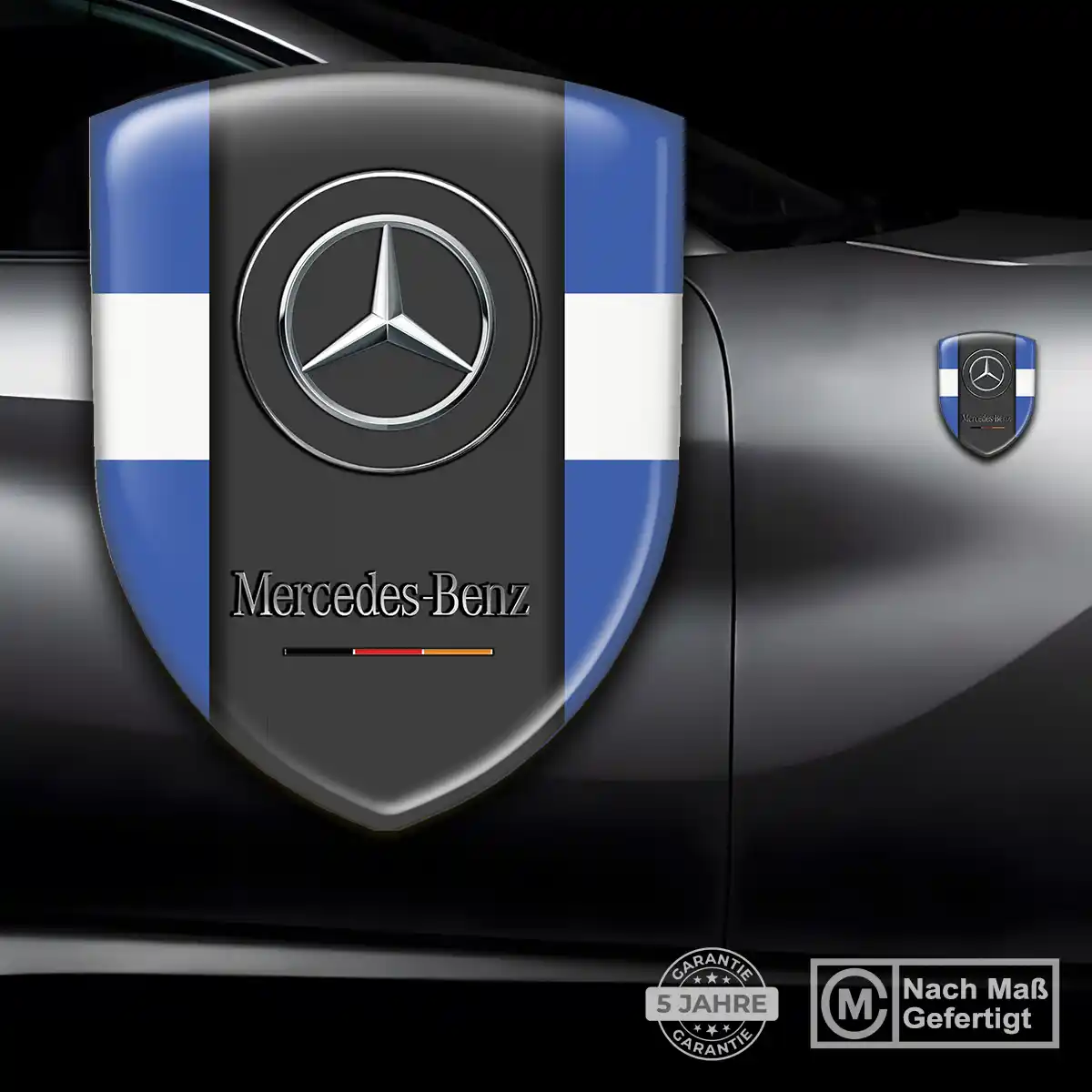 Mercedes Aufkleber Silikon Embleme Auto Stilvolles Design