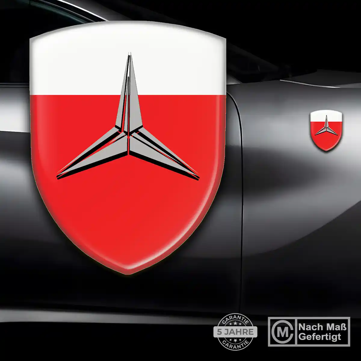 Mercedes Aufkleber Silikon Embleme Limitierte Auflage