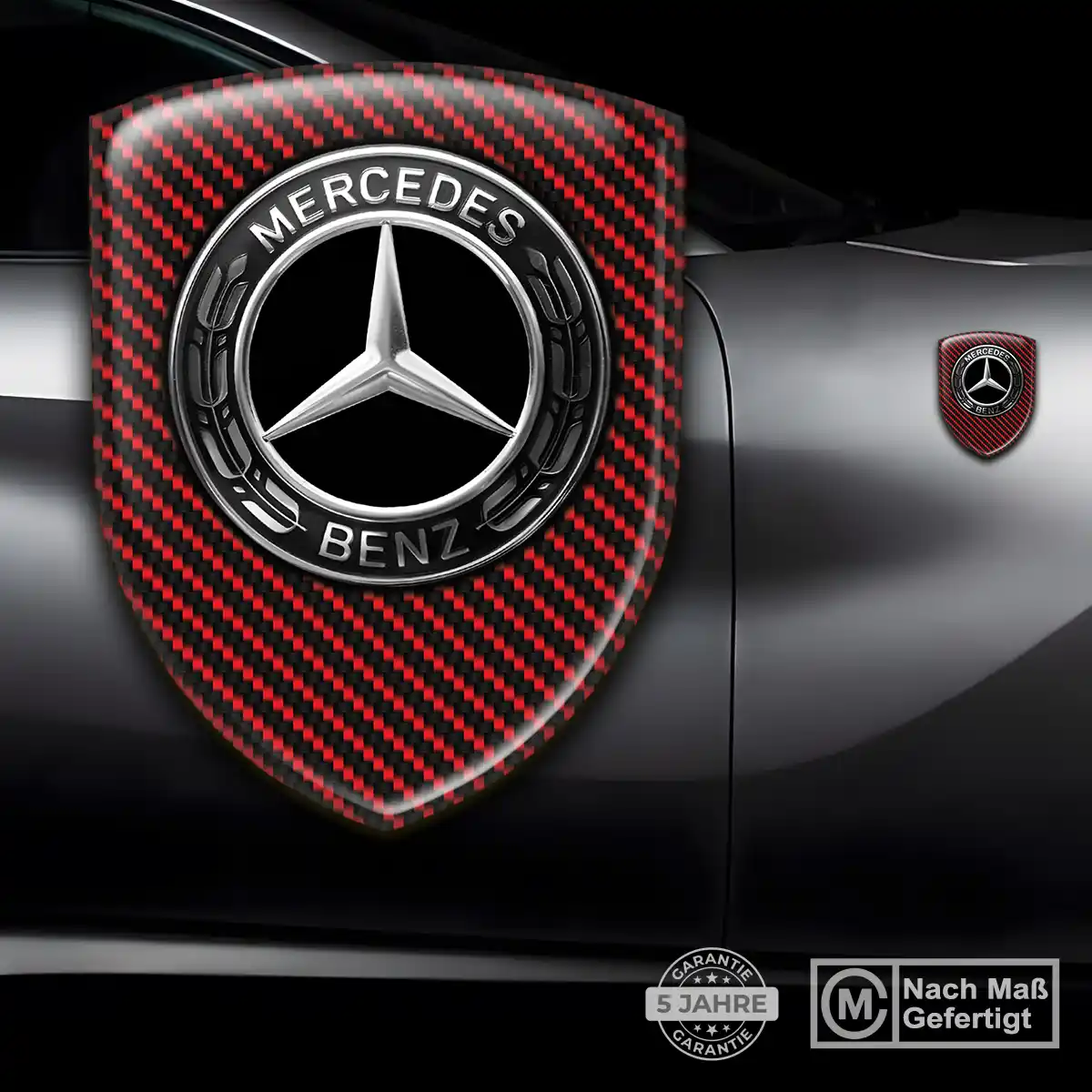 Mercedes Aufkleber Silikon Embleme Luxus-Edition