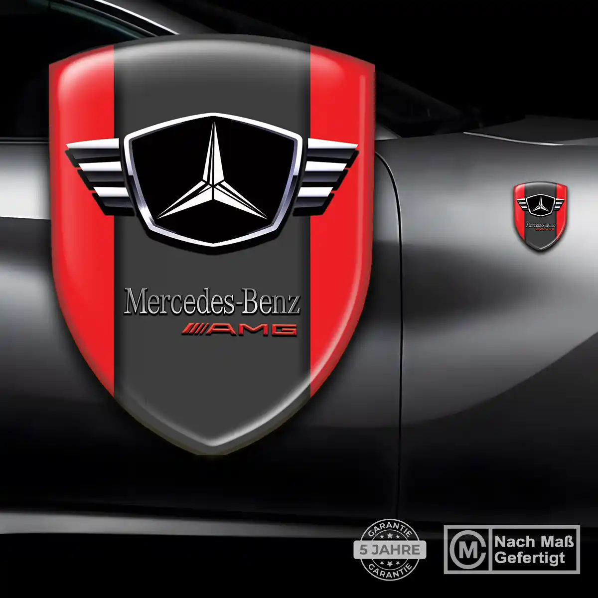 Mercedes Aufkleber Wappen Auto Limitierte Auflage