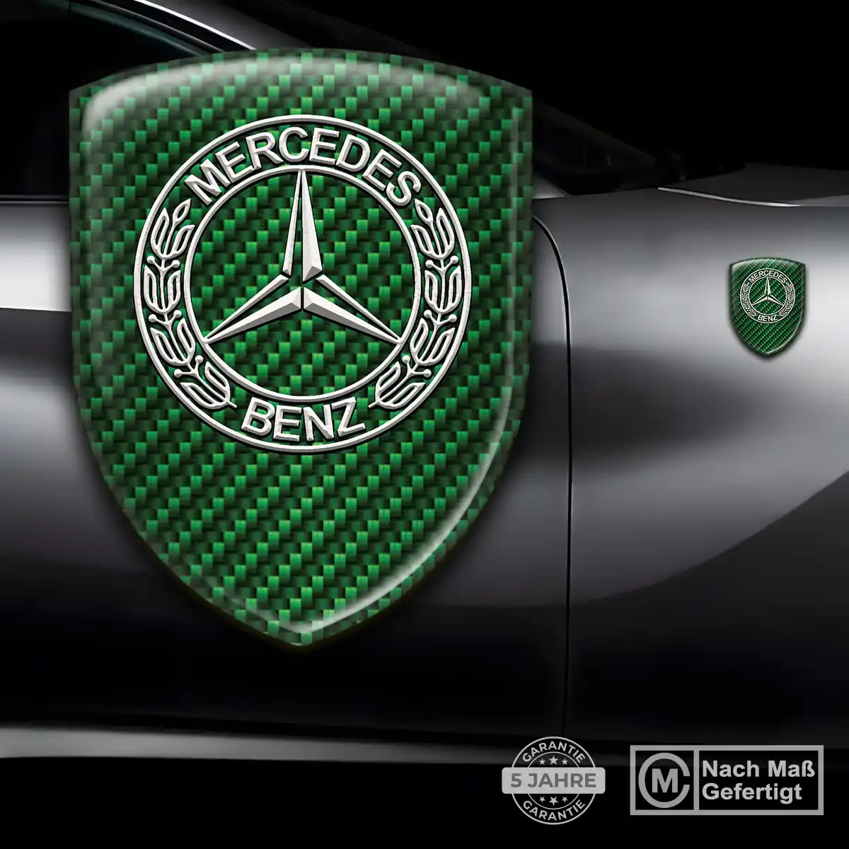 Mercedes Aufkleber Wappen Auto Premium-Edition